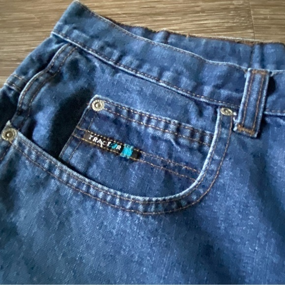 Women's Blue Jean Shorts Tractor Size‎ 16 Medium Wash Denim - Picture 6 of 14
